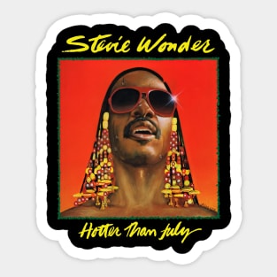 stevie wonder hotter than july Sticker